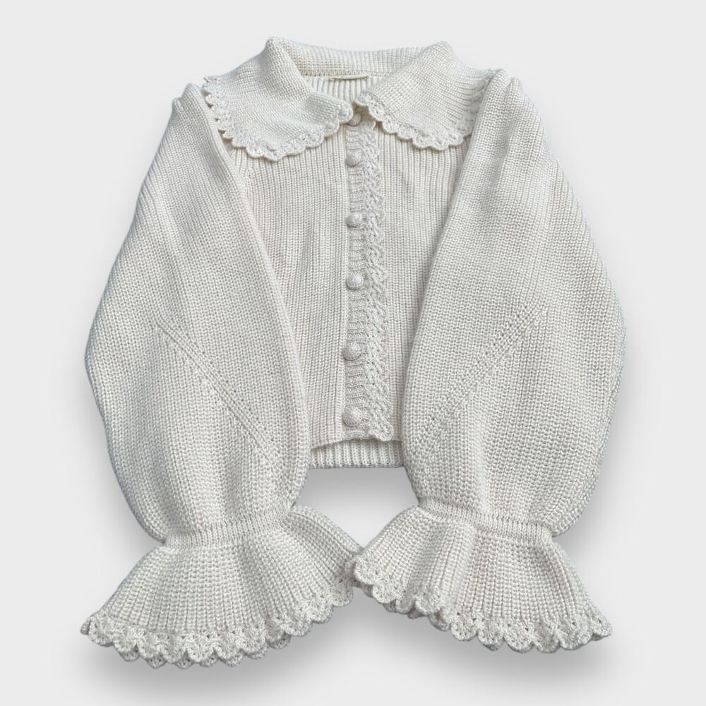 NWOT Doen Heleine Cardigan Hand knitted Women's Size Medium - Picture 5 of 13